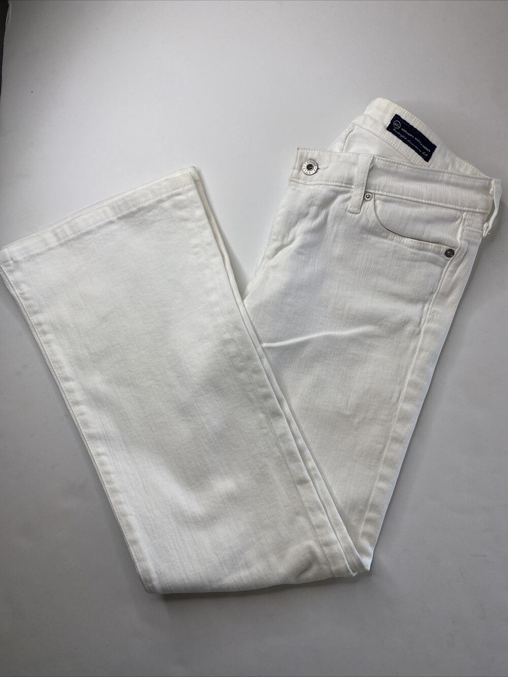 AG Adriano Goldschmied The Gamin Women’s 28R Flare Jeans White